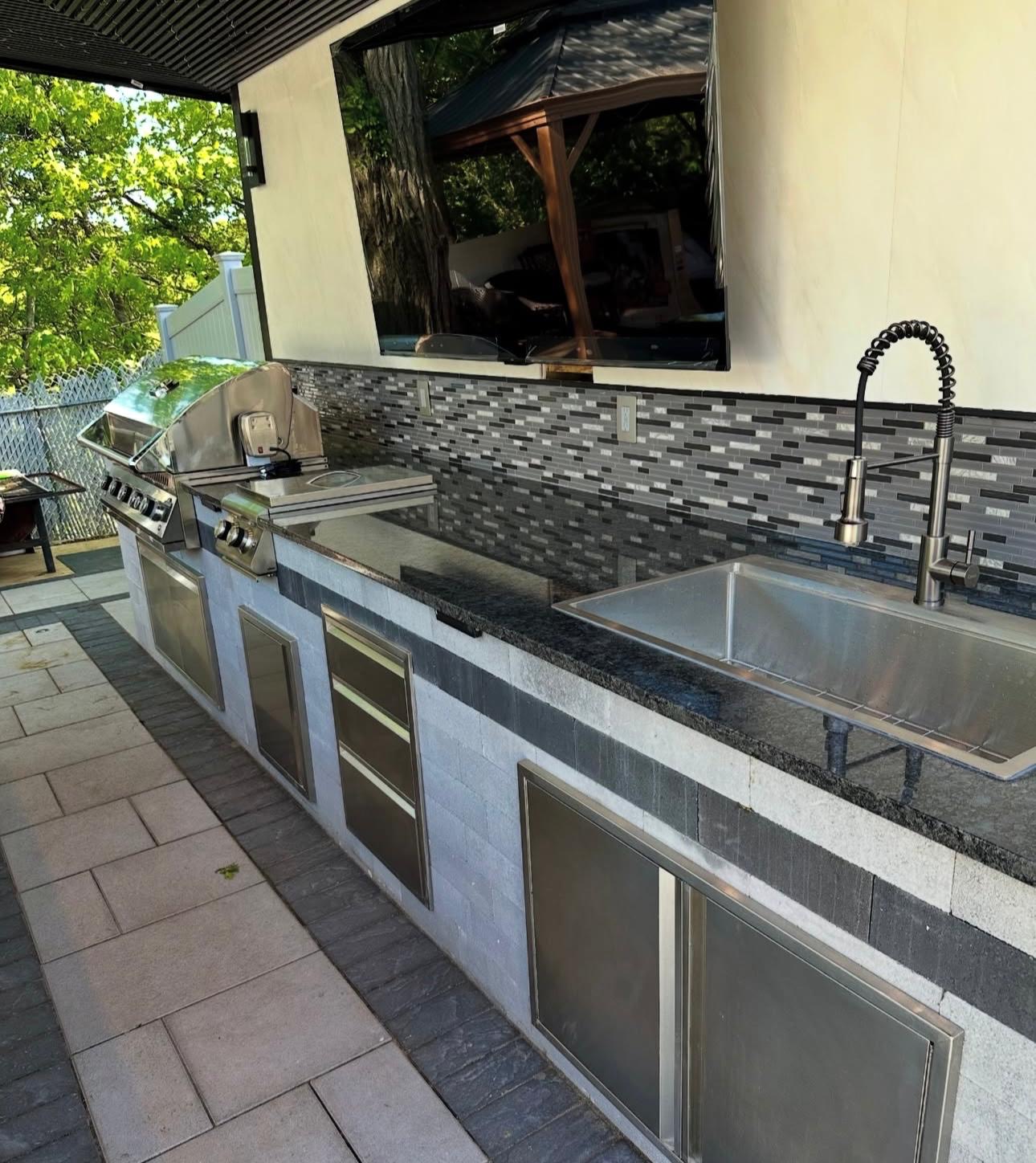 Outdoor kitchen project photo 2