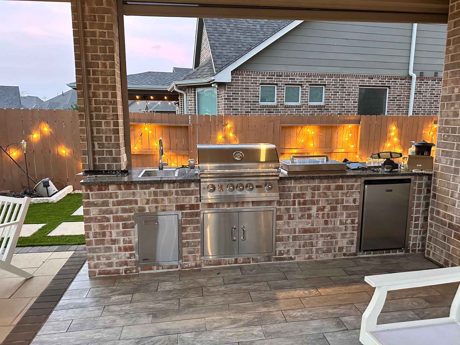 Outdoor kitchen project photo 3