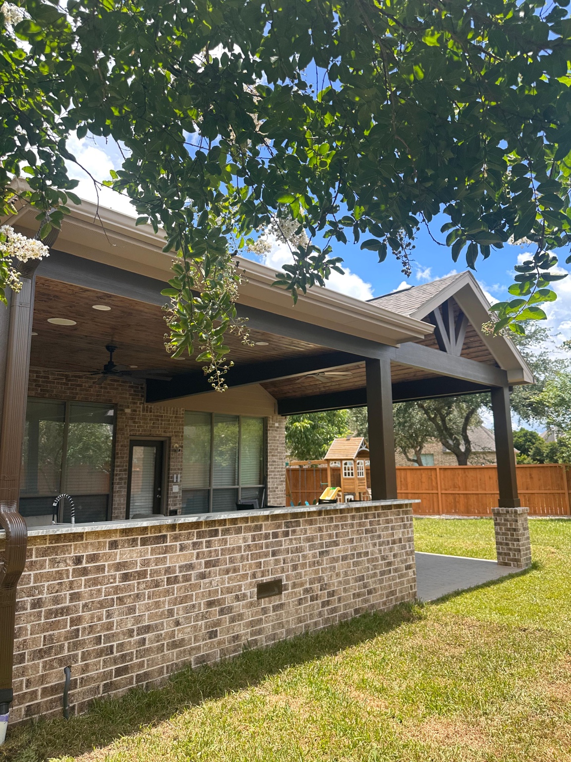 Custom patio cover project