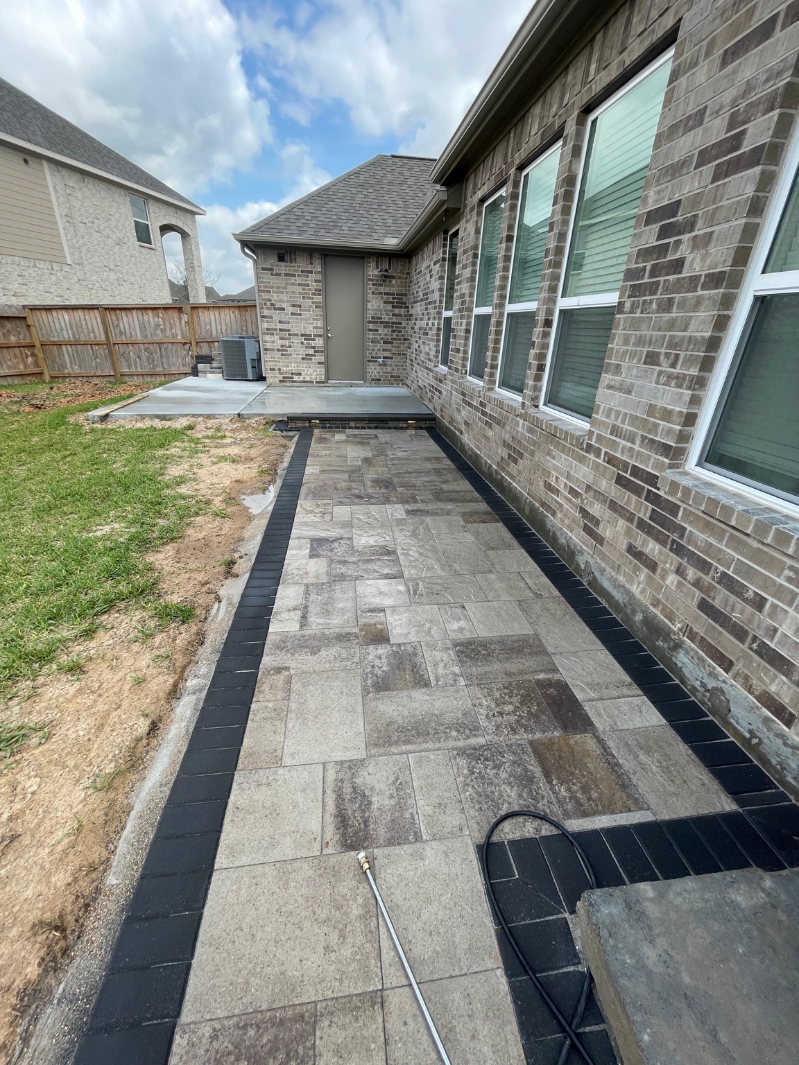 Backyard paver project